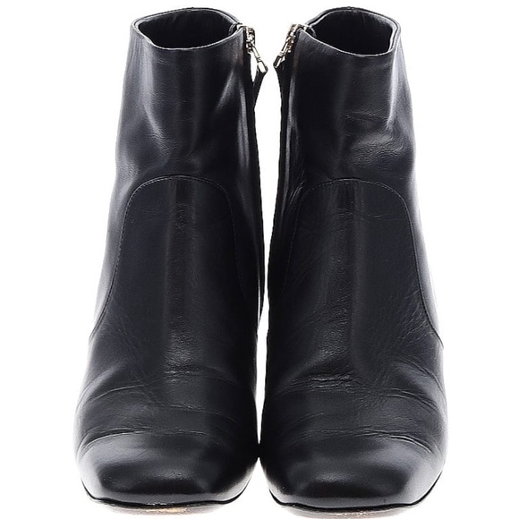 Fendi ankle boots black leather - Picture 2 of 2